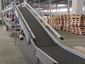 Incline Decline Slider Belt Conveyor